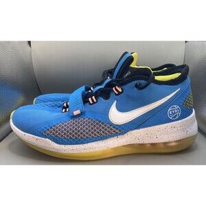 2019 Nike Air Force Max Low EYBL Mens 13 Blue Orange BV0651-400 Basketball